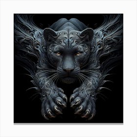 Black Panther 3 Canvas Print