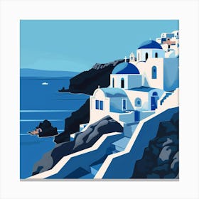 Oia Island Greece 2 Canvas Print