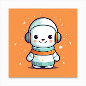 Kawaii Astronaut Canvas Print