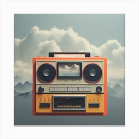 Minimalistic Retro 80s Album Art 30 Minimalistic Pho 52260d11  Canvas Print