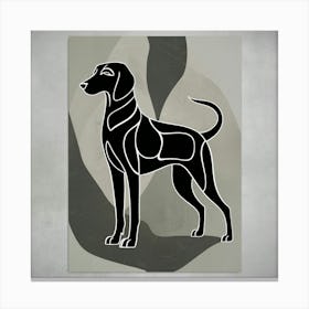 Dog Art Canvas Print