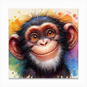 Chimpanzee 5 Canvas Print