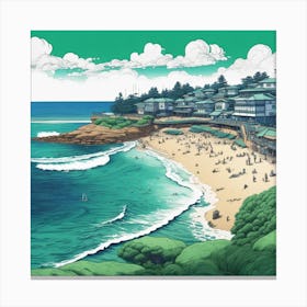 Sydney Beach Canvas Print