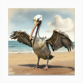 Pelican 26 Canvas Print