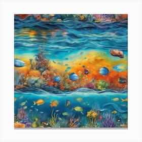 Under The Sea Canvas Print