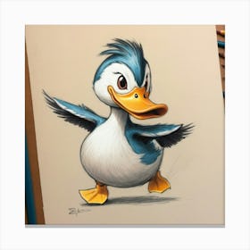 Donald Duck 4 Canvas Print