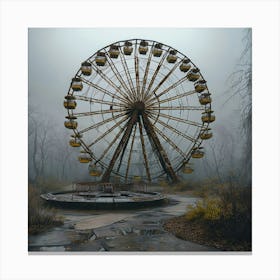 Abandoned Ferris Wheel Canvas Print