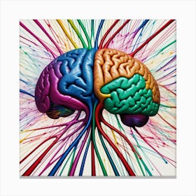 Brain And Brains 2 Canvas Print