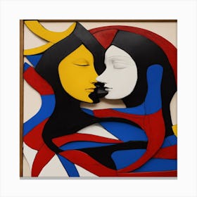 'The Kiss' Canvas Print