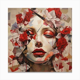 The Red Girl Canvas Print