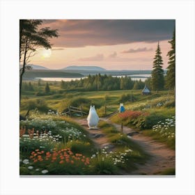 Moomin Canvas Print