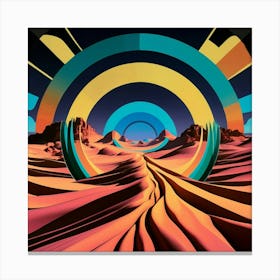 Desert Landscape 7 Canvas Print