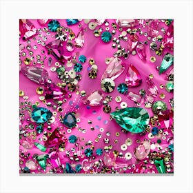 Rhinestones Canvas Print