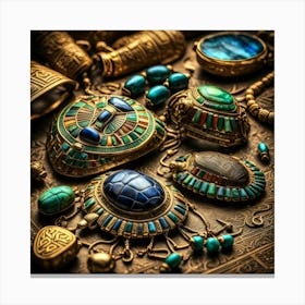 Egyptian Jewelry 2 Canvas Print