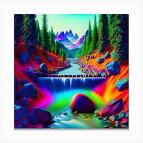 Rainbow River Canvas Print