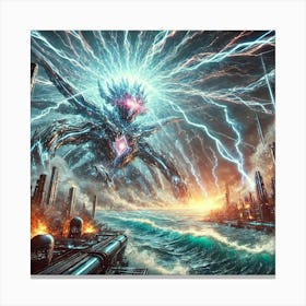 Crystal Leviathan 8 Canvas Print