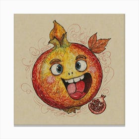 Pomegranate 16 Canvas Print