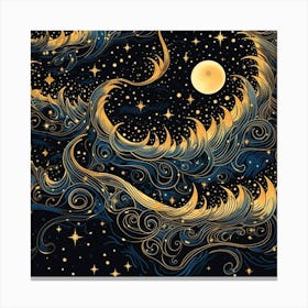 Starry Night 16 Canvas Print