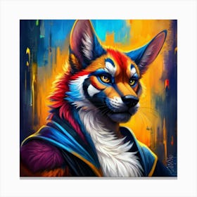 Fox ai Canvas Print