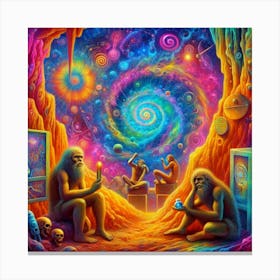 Psychedelic Universe 1 Canvas Print
