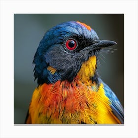 Colorful Bird 16 Canvas Print