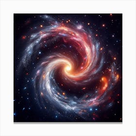 Galaxies 3 Canvas Print