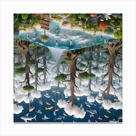 'World Of Trees' Canvas Print