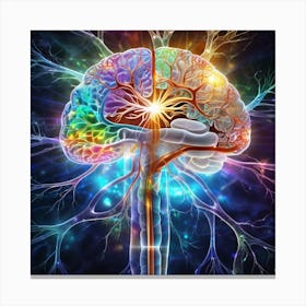 Human Brain 101 Canvas Print