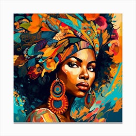 African Woman 42 Canvas Print