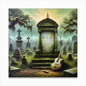 The Day The Music Died Canvas Print