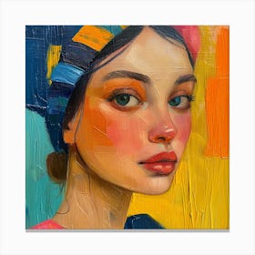 Portrait Of A Girl 1 Canvas Print