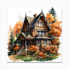 Victorian House 2 Canvas Print