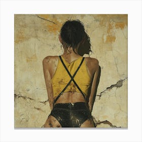 Woman In A Bikini Canvas Print