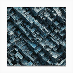 Futuristic City 24 Canvas Print