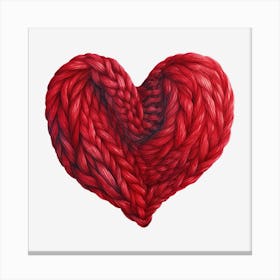 Heart Of Yarn 6 Canvas Print