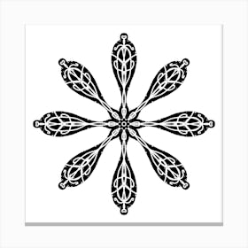 Snowflake 34 Canvas Print