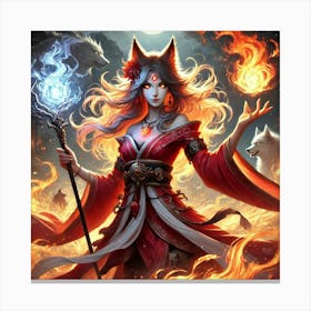 Priestess Kaida 5 Canvas Print