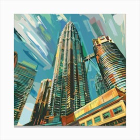 Petronas Towers 3 Canvas Print