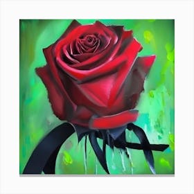 Red Rose Canvas Print