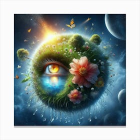 Eye Of The Earth Canvas Print