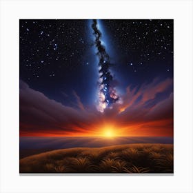 Milky Way Canvas Print