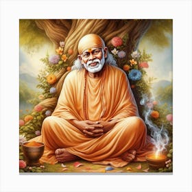 Sai Baba 1 Canvas Print