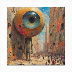 Eye Of The City 1 Canvas Print