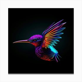 Colorful Hummingbird Canvas Print