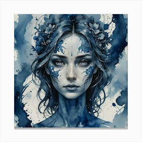 Blue Water Canvas Print