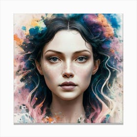 Portrait Of A Girl 20 Canvas Print