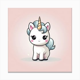 Cute Unicorn 752 Canvas Print