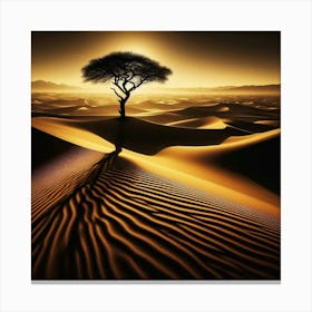 Sand Dunes 22 Canvas Print