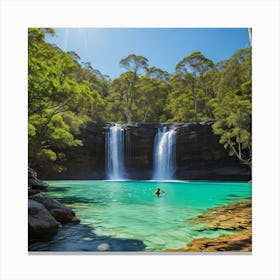 Waterfall Northern Territory Canvas Print