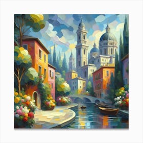 Venice Canal 19 Canvas Print